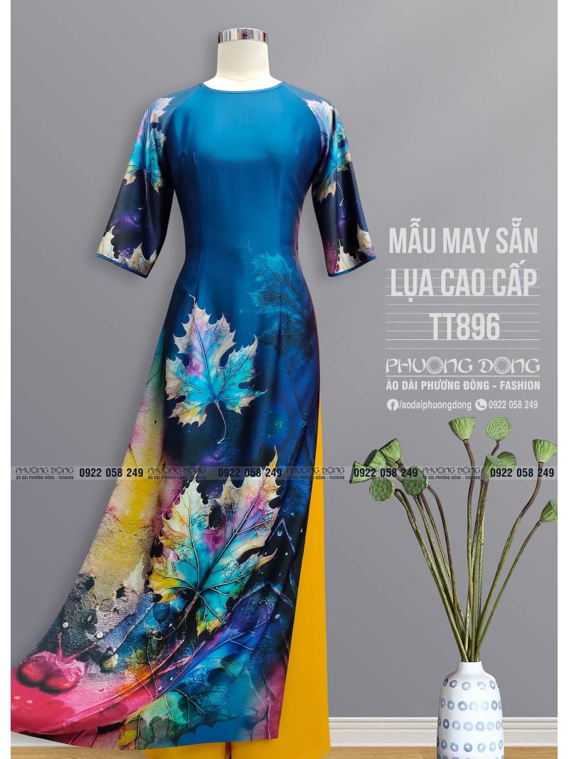 Áo Dài Truyền Thống Lụa Cao Cấp TT896